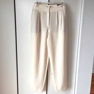 Express Super High Waisted Pleated Ankle Pant, size 6